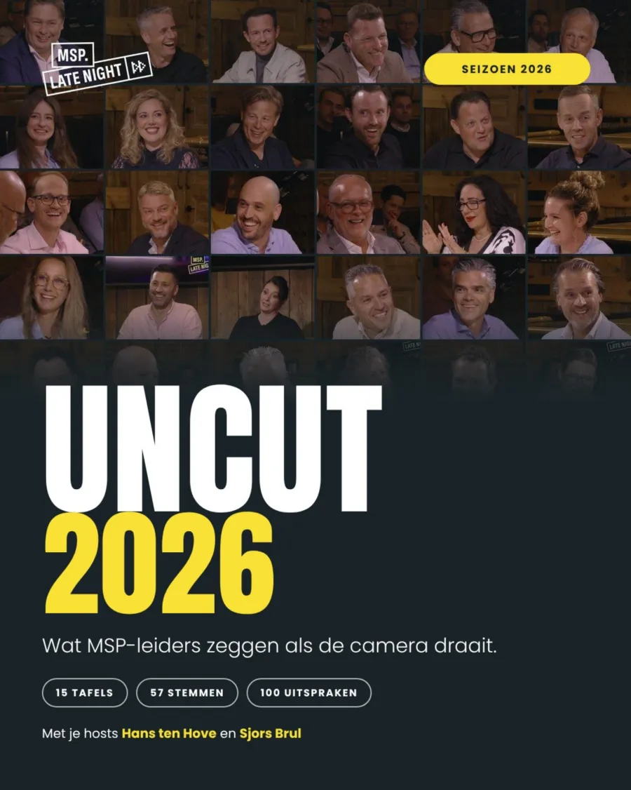 Voorkant van het rapport Uncut 2026 van MSP Late Night