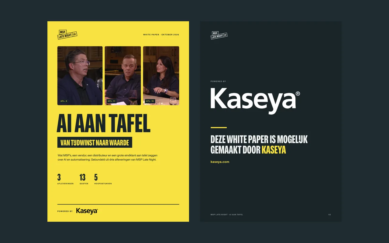 De eigen pagina in de white paper