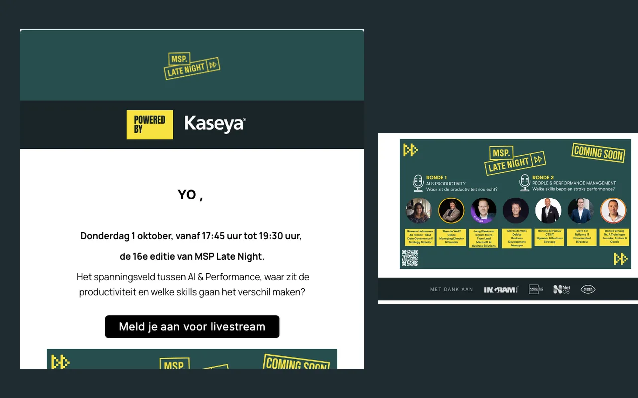 In the newsletter