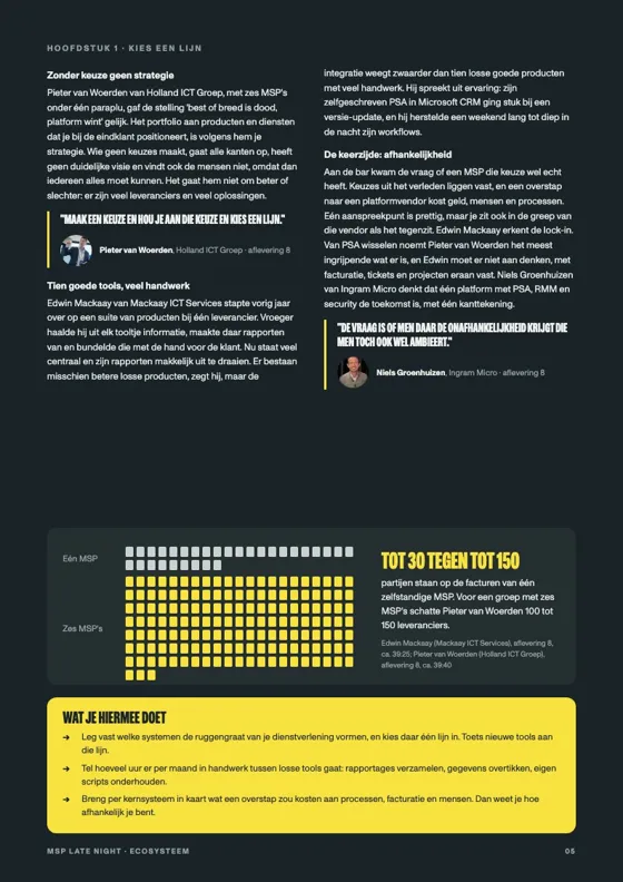 Pagina uit de white paper Ecosysteem