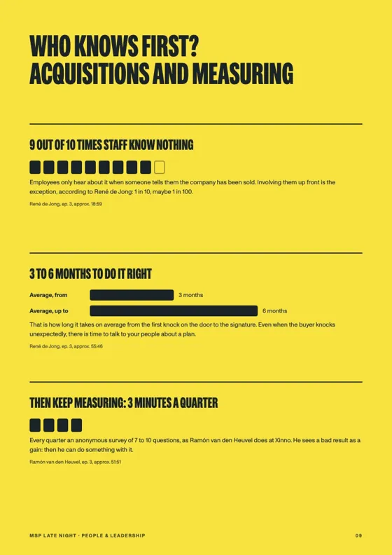 Page from the white paper People & leadership