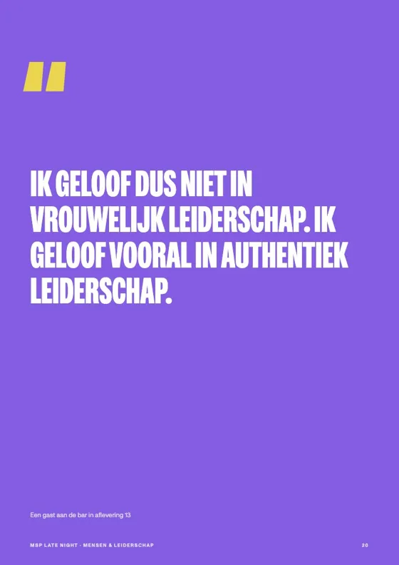 Pagina uit de white paper Mensen & leiderschap