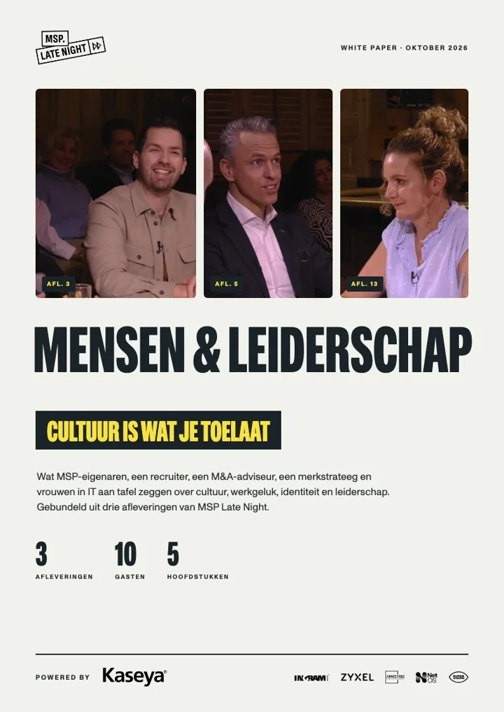 Voorkant van de white paper Mensen & leiderschap