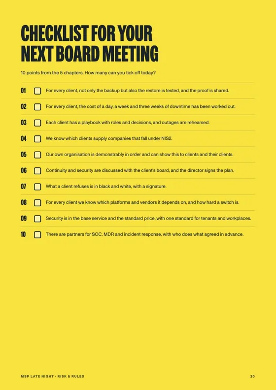 Page from the white paper Risk & rules