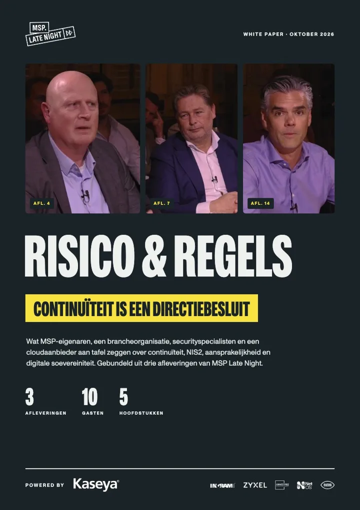 Voorkant van de white paper Risico & regels